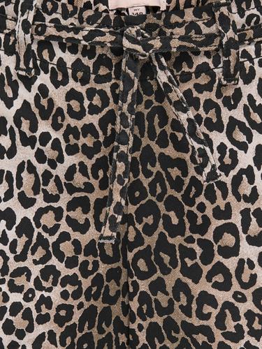 KOGSANDRA PRINTED SHORTS PNT 146 Locker geschnitten - Black