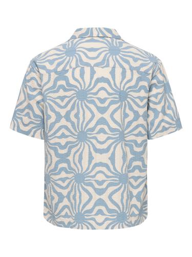 ONSCRUZ RLX SEERSUCKER RESO. SS SHIRT VD