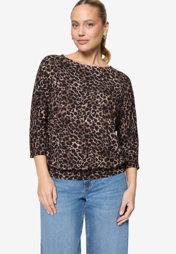 Leo-Shirt mit 3/4 Arm