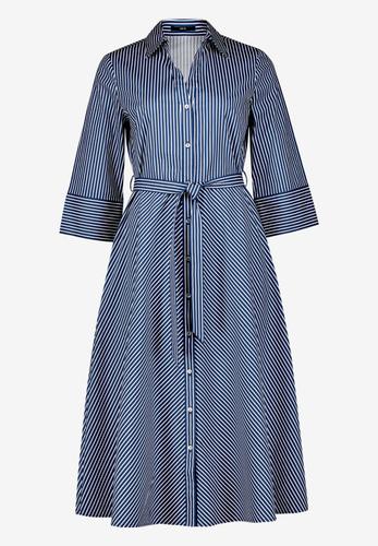 Hemdblusenkleid mit 3/4 Arm