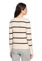 Basic-Pullover 36 Gerade - Patch Beige/black