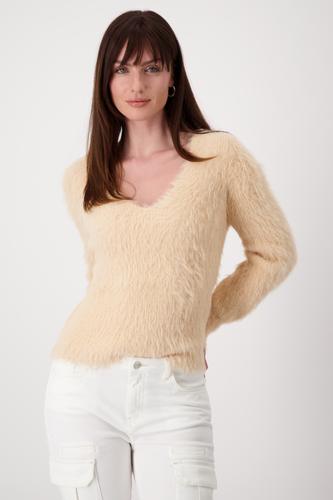 Flauschiger Pullover 40 - Peach Nectar
