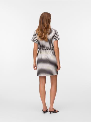 VMHOLLY SS SHORT DRESS JRS XS Normal geschnitten - Silver Lining