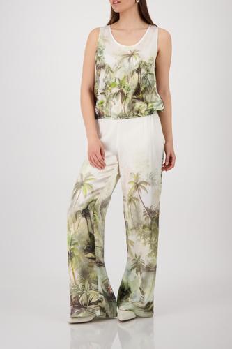 Top mit tropischen Print