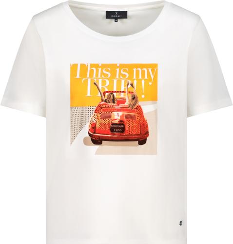 T-Shirt mit Cabrio-Print
