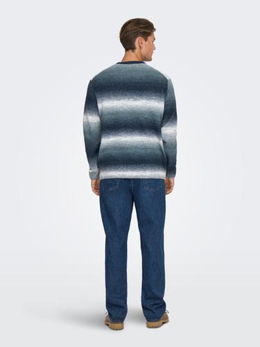 ONSBERTIL REG LS CREW KNIT
