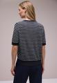 Kurzarm Pullover mit Streifenmuster 44 - Shadowed Navy