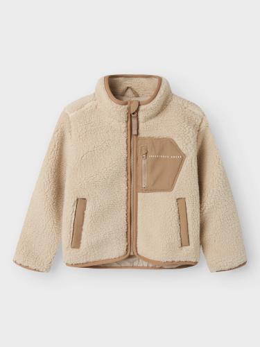 NMNMATTIA SHERPA JACKET PB 128 - Moonbeam