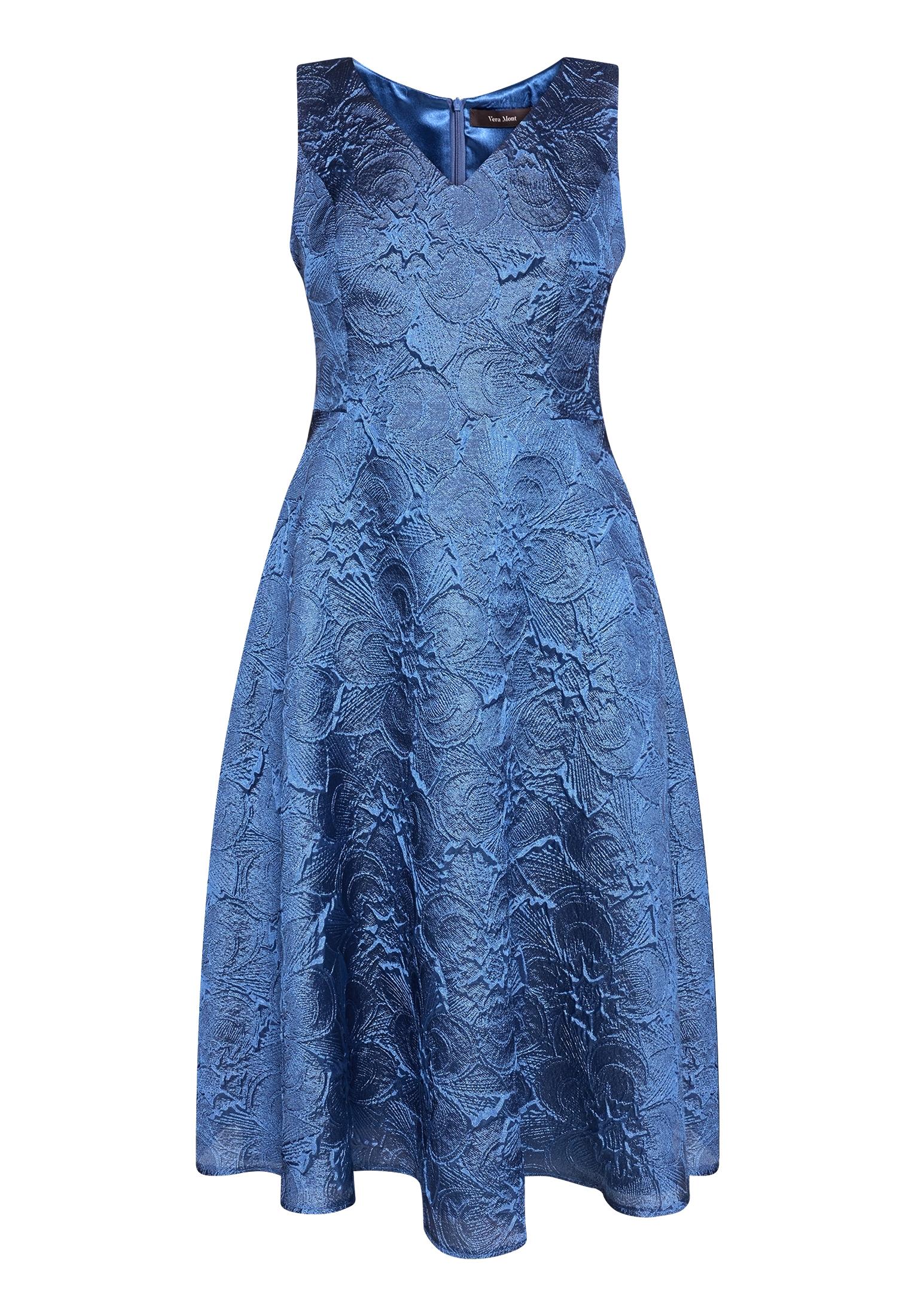 Cocktailkleid 40 Ausgestellt - Persian Blue