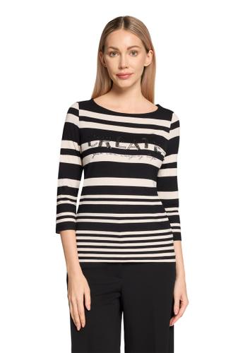 Basic Shirt 38 Figurnah - Schwarz/Weiß