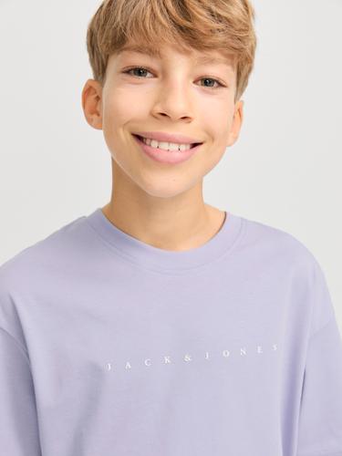 JJESTAR JJ TEE SS NOOS JNR 164 Locker geschnitten - Languid Lavender