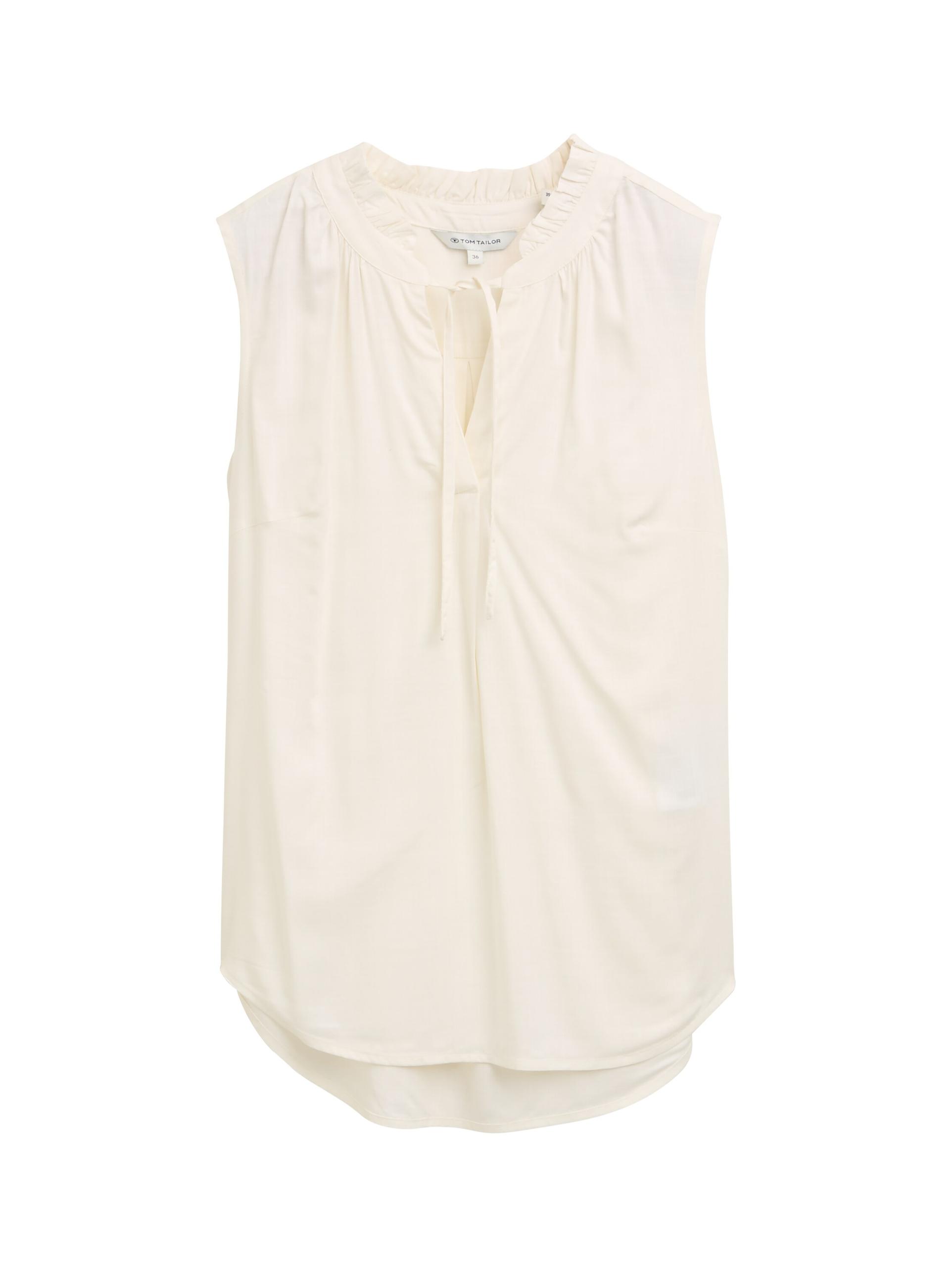 Bluse zum Binden 36 Regular Fit - Whisper White