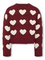 KOGSUS L/S O-NECK CHINELLE PULLOVER KNT 158/164 Normal geschnitten - Cabernet