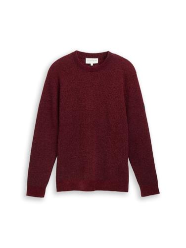 Strickpullover mit Rundhalsausschnitt