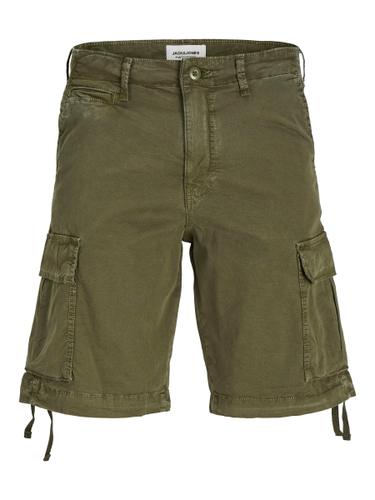 Relaxed Fit Shorts - Oliv / S