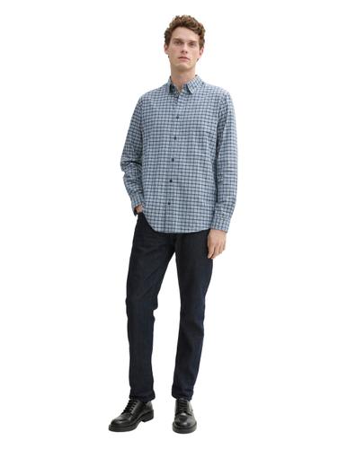 Regular Fit Hemd mit Karomuster M Regular Fit - Mystical Blue Lime Check