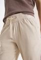 Mid Waist Slim Leg Hose im Casual Fit L/7/8 Hosen - Grain Beige