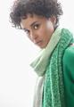 Schal mit Farbverlauf A - Vibrant Green