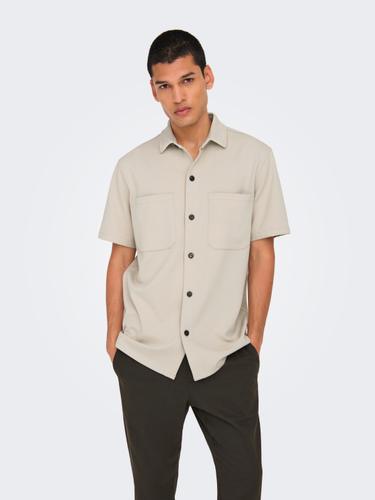 ONSNEWKODYL LIFE REG SS SHIRT NOOS M Normal geschnitten - Moonstruck