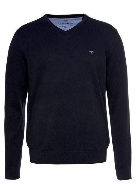 FYNCH-HATTON Strickpullover mit V-Ausschnitt