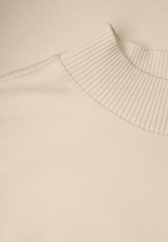 Shirt mit Ripp-Details 40 - Soft Beige