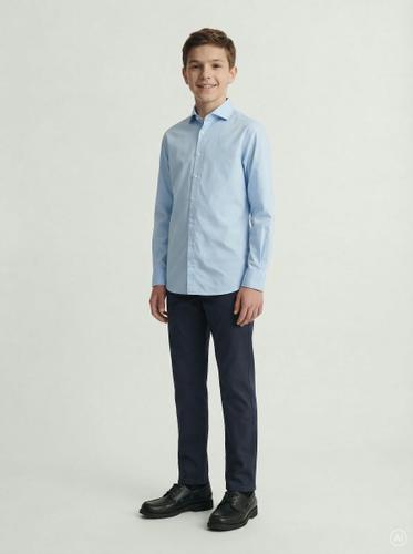 JJEAXEL STRETCH SHIRT LS NOOS JNR