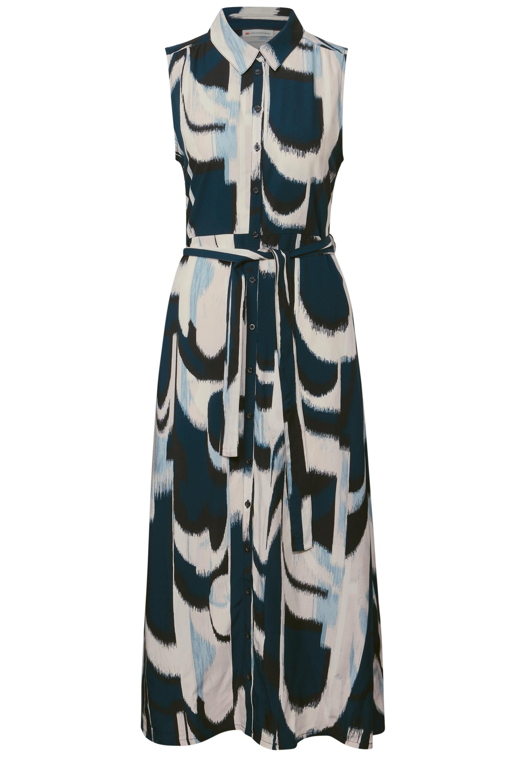 Ärmelloses Blusenkleid 44 - Tide Blue