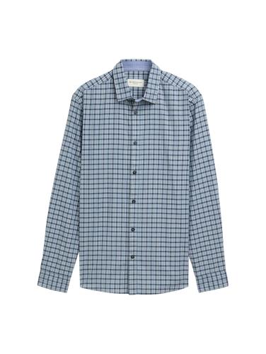 Regular Fit Hemd mit Karomuster M Regular Fit - Mystical Blue Lime Check