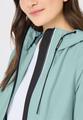 Mantel mit Kapuze und 2-Wege-Zipper S - Mint Sea Green