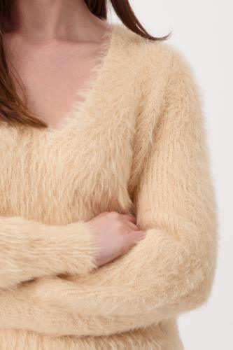 Flauschiger Pullover 40 - Peach Nectar