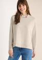 Hoodie mit Zipper-Details M - Pearl Beige
