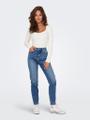 ONLEMILY STRETCH HW ST AK DNM CRO571NOOS 25/32 Gerade geschnitten - Medium Blue Denim