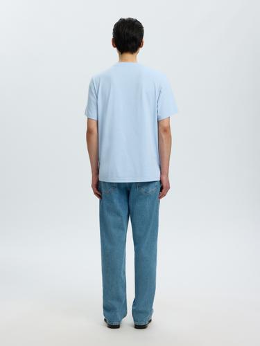 SLHASPEN EMB SS O-NECK TEE