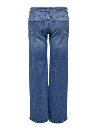 ONLJUDY-O LW WIDE LEG DNM TAI712 NOOS S Gerade geschnitten - Medium Blue Denim