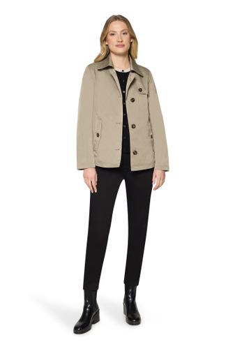 Kurzmantel 38 Ausgestellt - Khaki