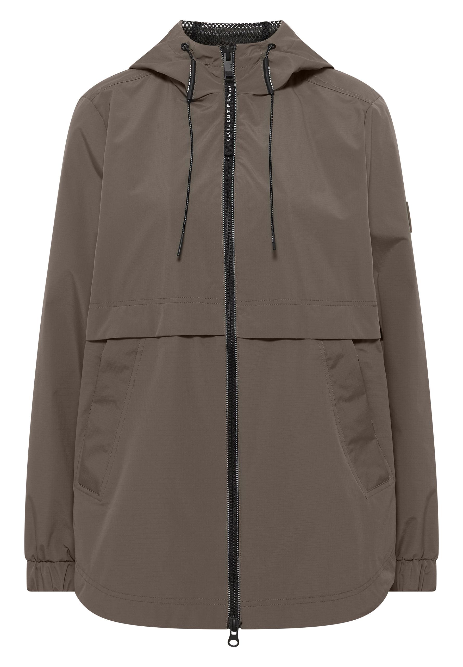 Jacke in A-Linie S - Mocha Taupe