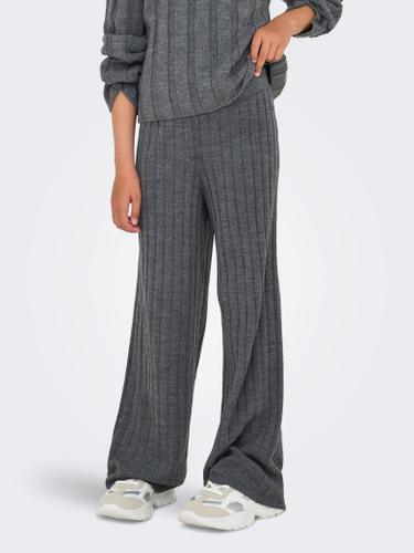 KOGTESSA PANT KNT 146/152 Locker geschnitten - Dark Grey Melange