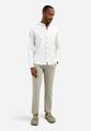 Shirt With Linen Granddad M Regular Fit - White