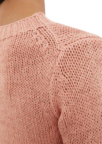 Strickpullover slim Rot L