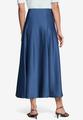 Satinrock Maxi mit Gummibund