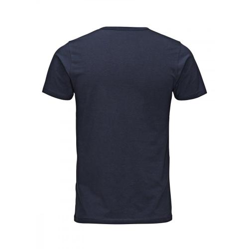 JJEBASIC O-NECK TEE S/S NOOS S Stretch - Navy Blue