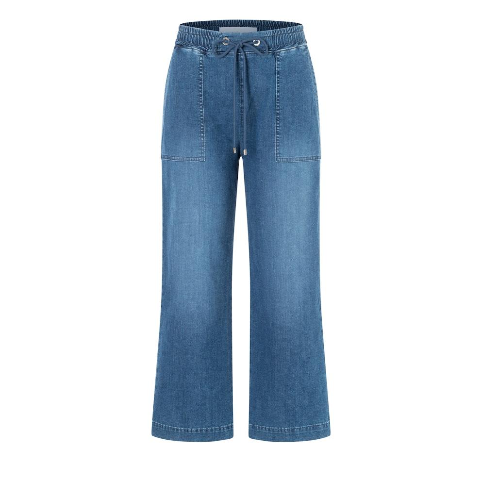 MAC JEANS - CULOTTE, Super soft summer denim Blau 40/OL