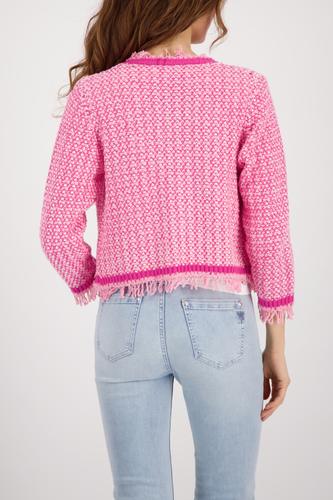 Tweed-Überwurf mit Fransen 42 - Spring Flower