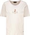 T-Shirt mit Strasssteinen 46 - Champagne Beige