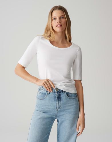 OPUS Kurzarmshirt »Daily F« im Basic-Look