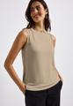 Top mit Chiffondetails 46 - Coastal Beige