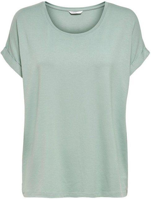 Only T-Shirt »ONLMOSTER« mit Aufschlag am Arm