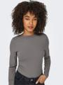 ONLEA L/S 2-WAY DEEP NECK TOP JRS N
