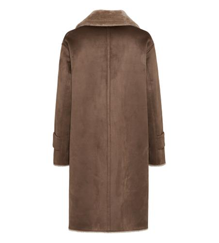Fake Fur Webpelzkurzmantel 40 - Taupe