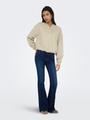 ONLMAVI LIFE LS FAUX SUEDE BOMBER CC PNT L - Pure Cashmere